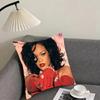 R-Rihanna Famous Cushion Cover Pillowcase Ultra Soft Skin Friendly Fabric Cloud Like Comfort & Concealed Zipper