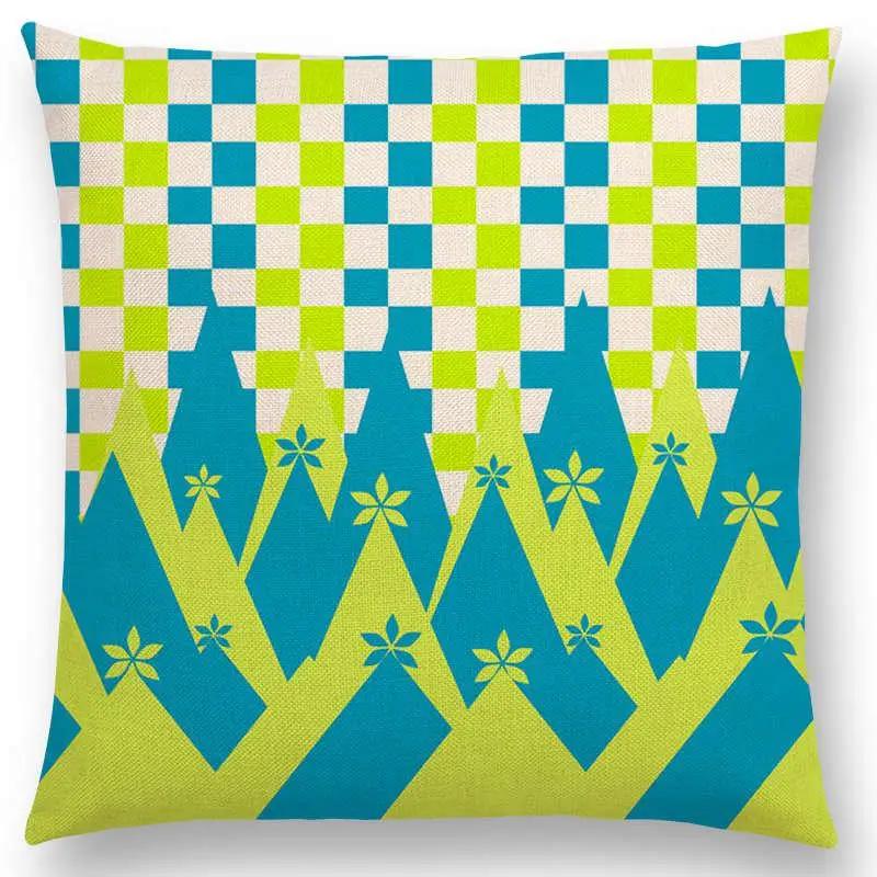 Newest Floral Sofa Pillow Case Geometric Landscape Tropical Joy Mandala Flowers Squares Arrow Cushion Cover