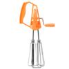 Egg Beater Stainless Steel Plastic Hand Crank Autorotation Effort Saving Manual Hand Mixer for Home Kitchen Cooking