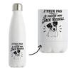 Insulated Water Bottle I Can't I Prefer My Jack Russell I Can't Minimalist | Double-Walled Stainless Steel Bottle 500 Ml Cold 24 H