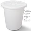 Thickened Plastic Water Storage Bucket