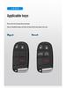 Jeep Compass Cherokee Renegade Grand Cherokee Commander Key Case Shell