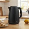 Electric Kettle, 1.7L, Quick Boil Function, 2200W, with Removable Limescale Filter, Automatic Shut-Off, Black