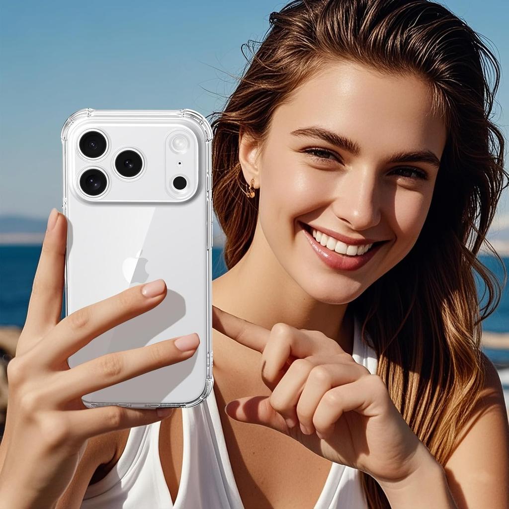 Ecken Stoßfest Klare Hülle Für iPhone 17 Pro Max Air 16E 16 E Plus 15 14 13 Mini 12 11 X S XS XR SE 2022 2020 7 8 6 6S 17Pro Handyhülle Zubehör