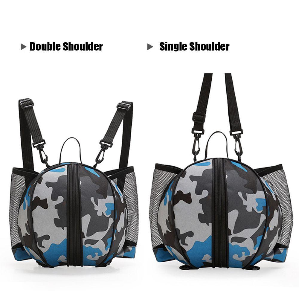 Sport Round Shape Adjustable Basketball Bag Football Handbag Volleyball Shoulder Bags Ball Backpack