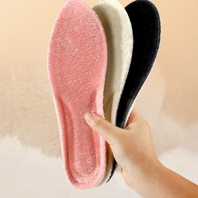 Yousheng 1 pár vlnených fleecových vložiek do topánok Úľava od bolesti nôh Mäkké Hrubé Teplé Zimné Vnútorné vložky Tlmiace nárazy Topánky Športové topánky Vložky Podložky