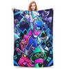 Deltarune  deka fleecová letní klimatizace videohra multifunkční ultra-měkké přehozy na postel pohovku kus koberce
