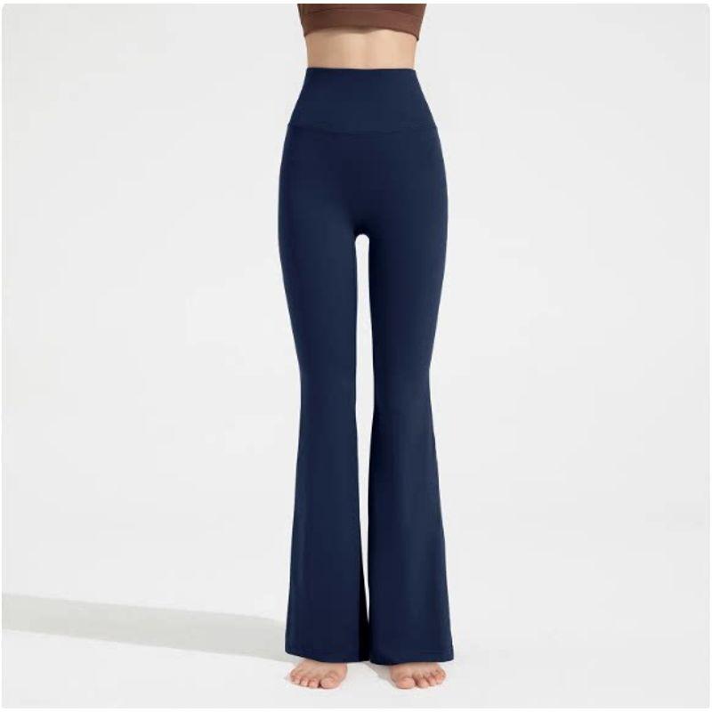 Sexy Milk Brown High Waist Hip Lift Micro-Pull Fitness Trousers