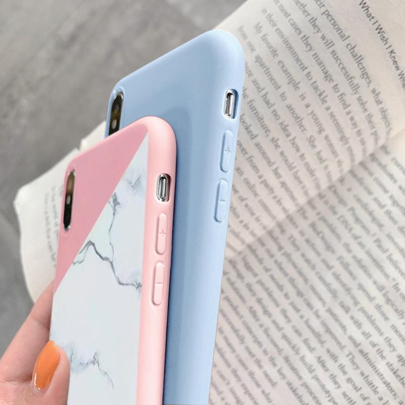 Husa din silicon moale din marmura cu flori pentru Xiaomi Redmi Note 13 Pro 13C Samsung A35 A55 M35 M34 iPhone Huawei Honor 200 Husa de protectie rezistenta la socuri