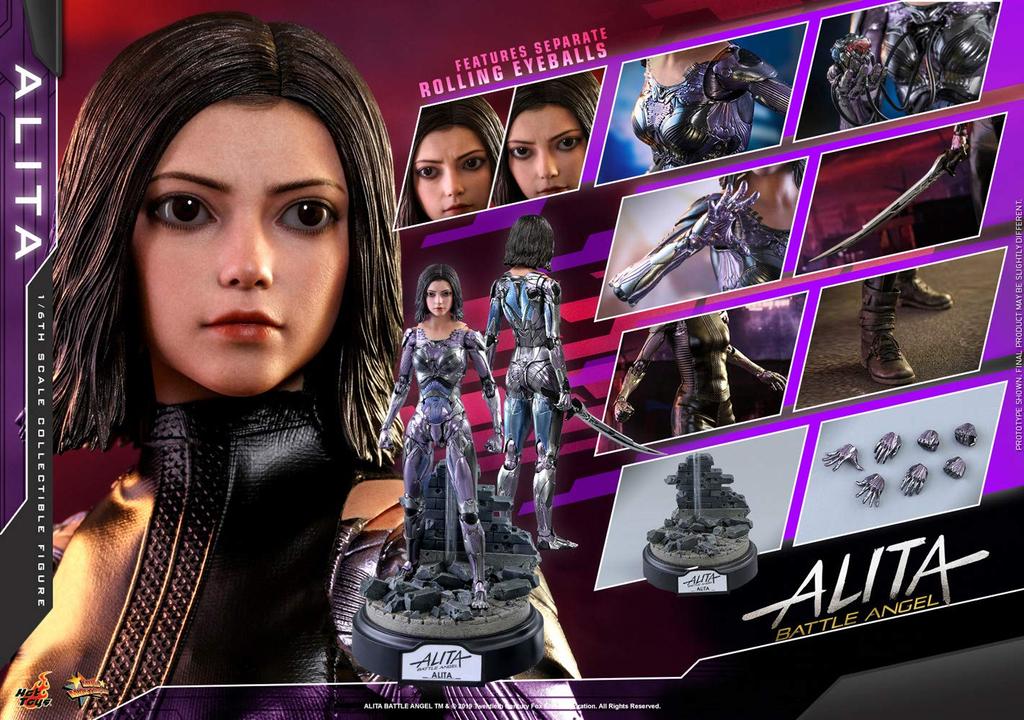 Hot Toys Movie Masterpiece Battle Angel Scale Figure Alita Alita 1/6