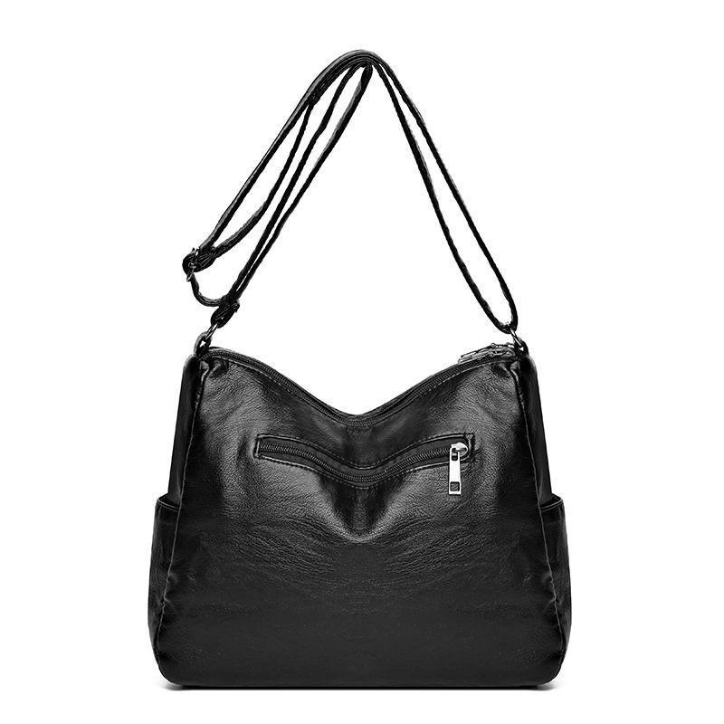 Nieuwe Mama Tas, Honderd Dames Schoudertas in Buitenlandse Stijl, Meerlaagse Grote Capaciteit Dames Tassen Crossbody Tas voor Middelbare Leeftijd en Ouderen