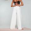 Puma Studio Logo texturé Léger Respirant Ample Jambe large Tricot Pantalon de sport Femme pantalon 525758-05