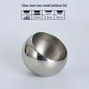 Stainless Steel Slanted Mixing Bowl Set with Lid, Ideal for Seasoning, Sauces & Condiments