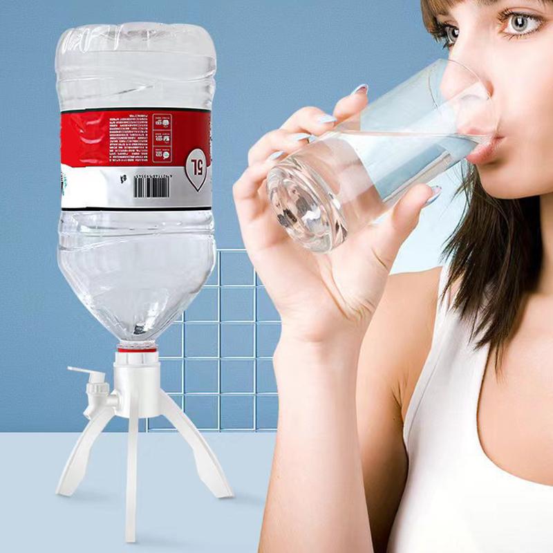 1 Set Useful Bottled Water Outlet Bracket Water Dispenser Faucet Labor-saving Water Bottle Faucet
