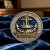 Engraved Keepsake Coin Guardians of The Sea Challenge Coin, They Stood Watch Souvenir Double-sided Collectible Gift for Navy Veteran Round