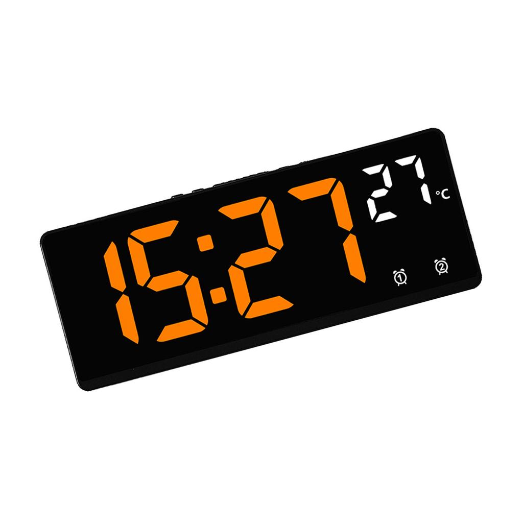 Electronic Digital Alarm Clock Travel Clock Featuring Colorful Font Easy to Read for Time Management