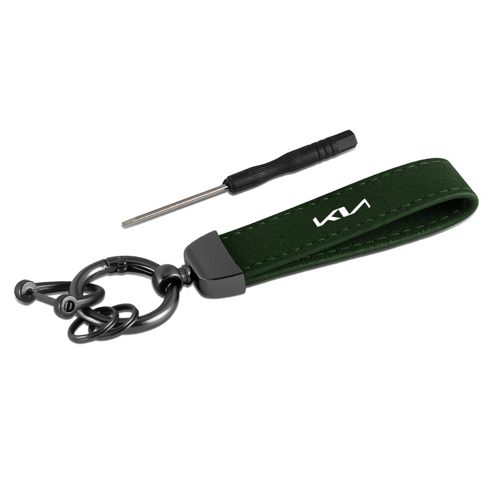 2026 Het Bilklistermärke 1st Mocka Nyckelring Hästskospänne Nyckelring Bilnyckelringar För KIA KN EV6 Stinger RIO Sorento Picanto Ceed