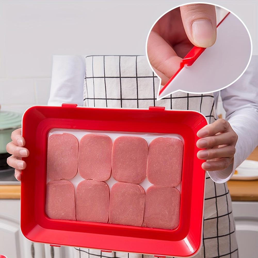 Durable  Reusable Food Storage Trays - Plastic Kitchen Organization and Restaurant Use - Fridge Replacement Storage Boxes, Battery-Free