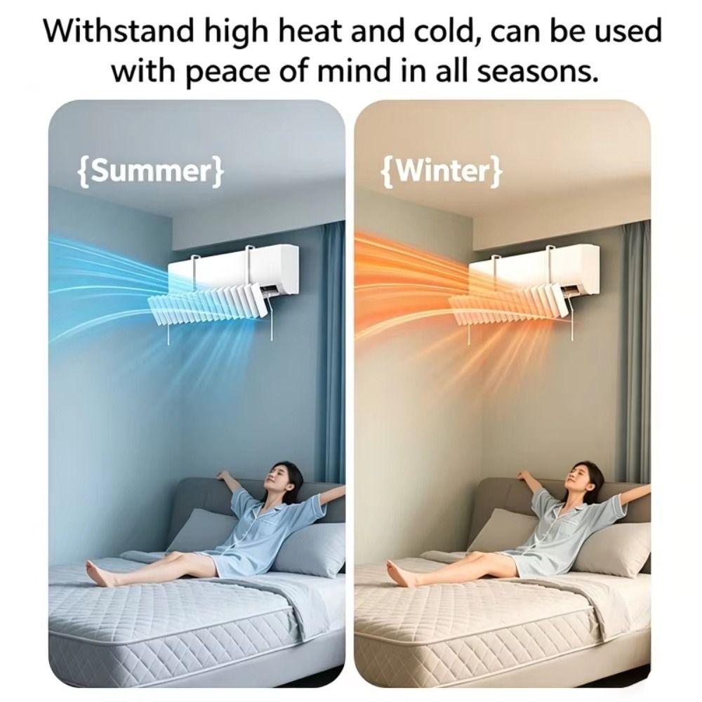 Adjustable Conditioning Guide Cover Wall-Mounted Airflow Control Baffle Vent Cover