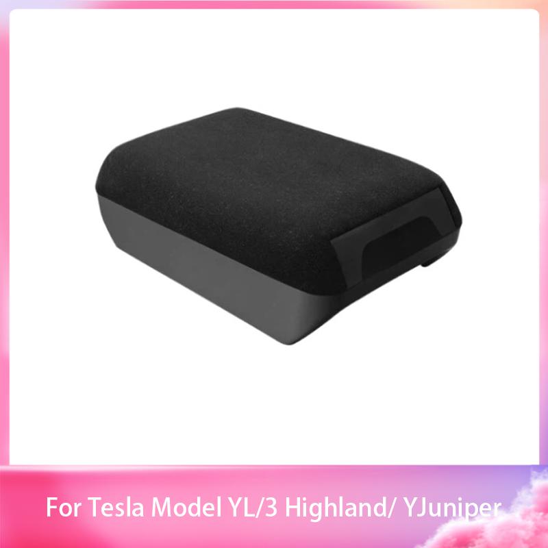 For Tesla Model YL/LY/3 2024-2026 Center Console Arm Rest Lid Armrest Box Height Increasing Storage Box