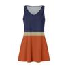 Women's Casual Print Summer Bohemian Beach Dress With Pockets V Neck Tank Dress