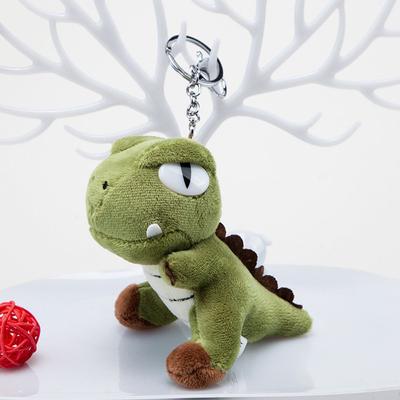 Ring Plush Pendant Cartoon Doll Stuffed Toys Dinosaur Plush Keychain Plush Keyring Backpack Pendant