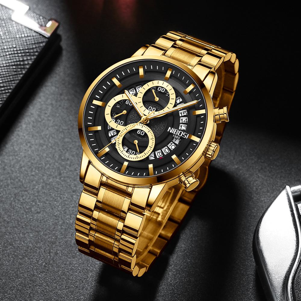 Personality Men'S Watch Men'S Watch Support Authorization Calendar Display Quartz Watch