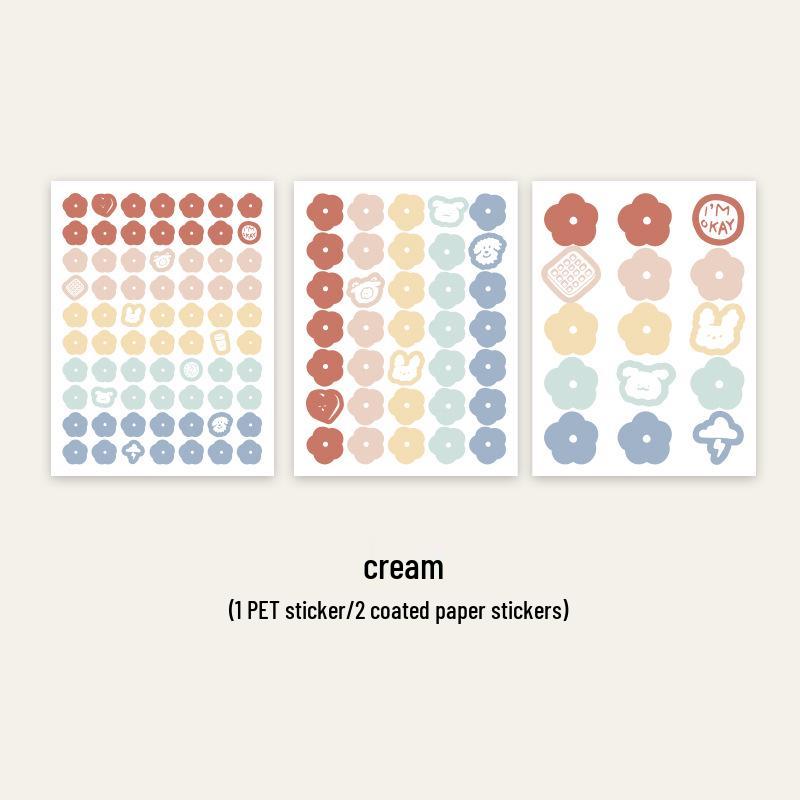 

Мистер. Бумажная летняя серия свежих соленых наклеек - креативный материал для DIY-журнала, 3 листа