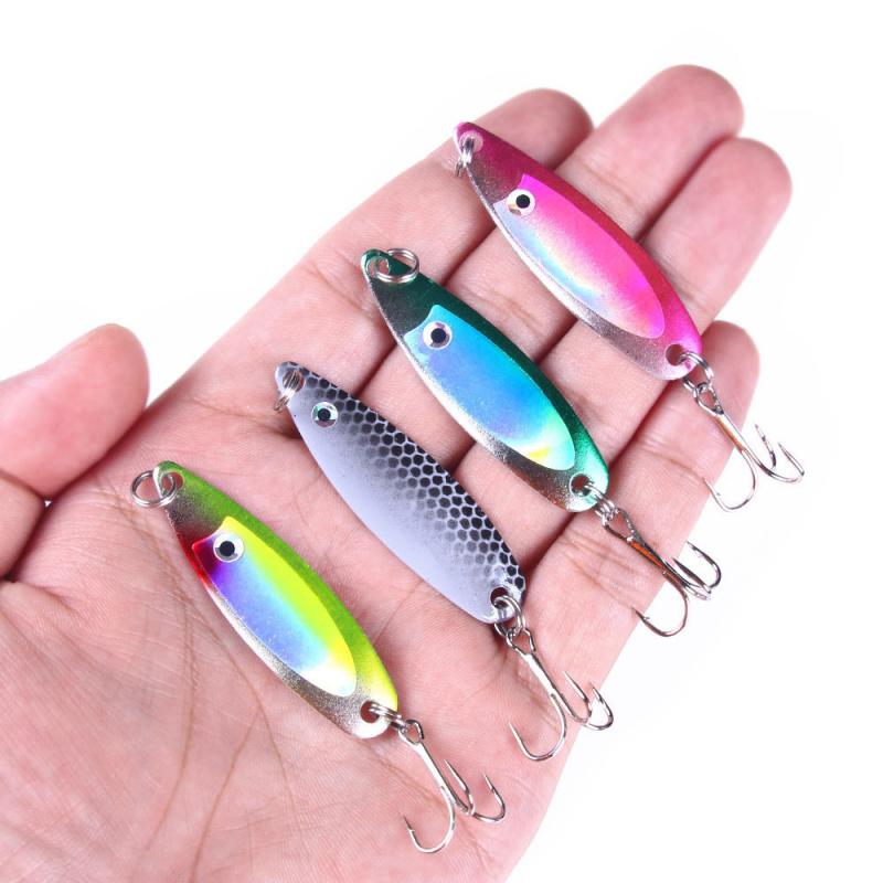 Lure Bait Set5CM 6GSequin-shaped Metal Bionic Lure Specifically Designed for Catching Snakehead and Bass, a Fishing Magic Tool