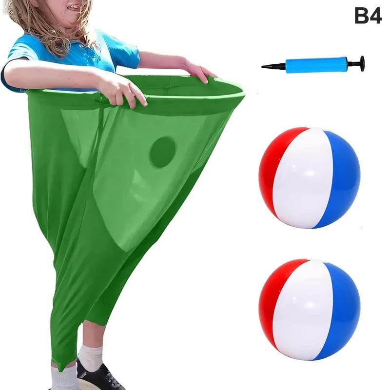 Granny Pants Yard Game Outdoor Game With Bouncy Balls Recreational Tossing Games Team Relay Family Reunion Party Field Game Set