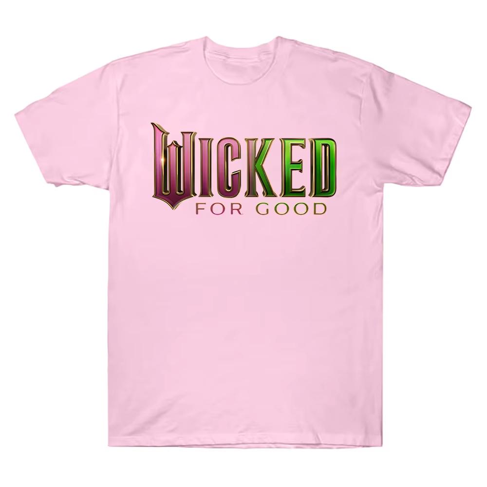 2026 New Wicked for Good T Shirts Fashion  Harajuku Aesthetic Unisex High Quality Female Cotton Shirts Graphic Clothes Tshirt