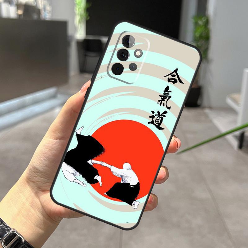 Japan Martial Aikido Case For Samsung Galaxy A52 A32 A12 A56 A36 A54 A34 A14 A05 A16 A26 A13 A33 A53 A15 A35 A55