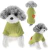 New Winter Woven Thickened Vest Cute Sunflower Cat Puppy Pet Clothes