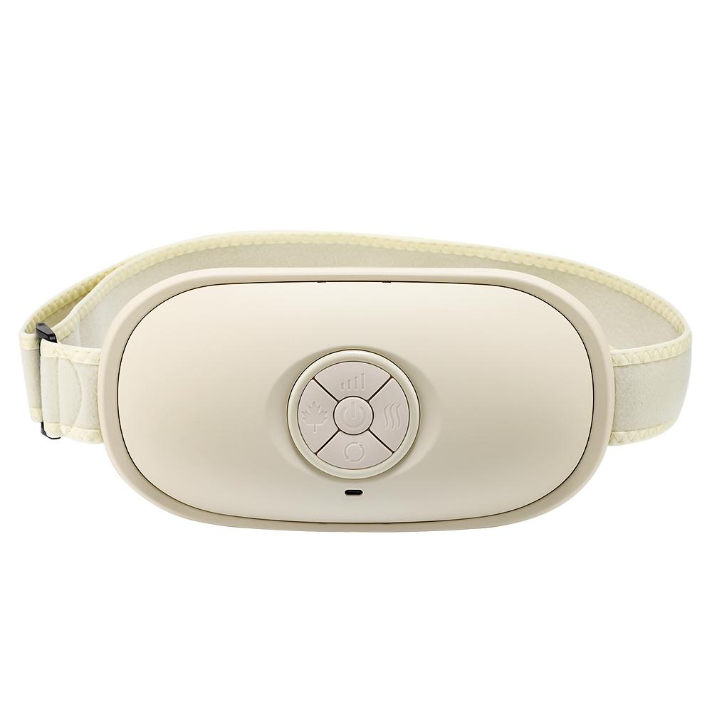 

Bian Stone Shiatsu Belly Button Massager with Moxibustion Pad Heating EMS 4 Modes&Red Light Therapy Menstrual Cramps Relief