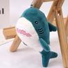 Adorable Plush Shark Keychain In Pink And Gray Perfect For Backpacks And Bags