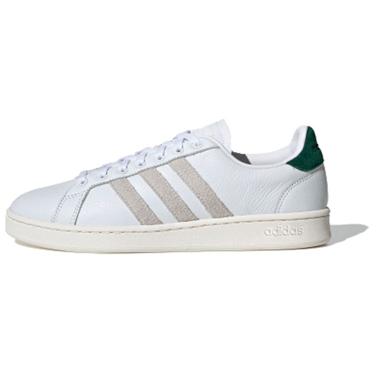 

Кроссовки унисекс adidas Grand Court бело-серо-зеленые EG7890