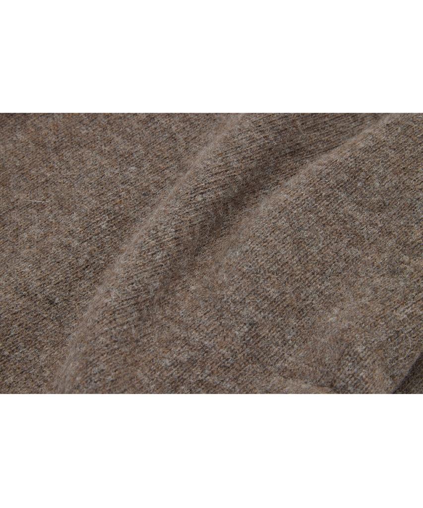 Kkotte Classic Two-Tone Rib Knit (Brown)