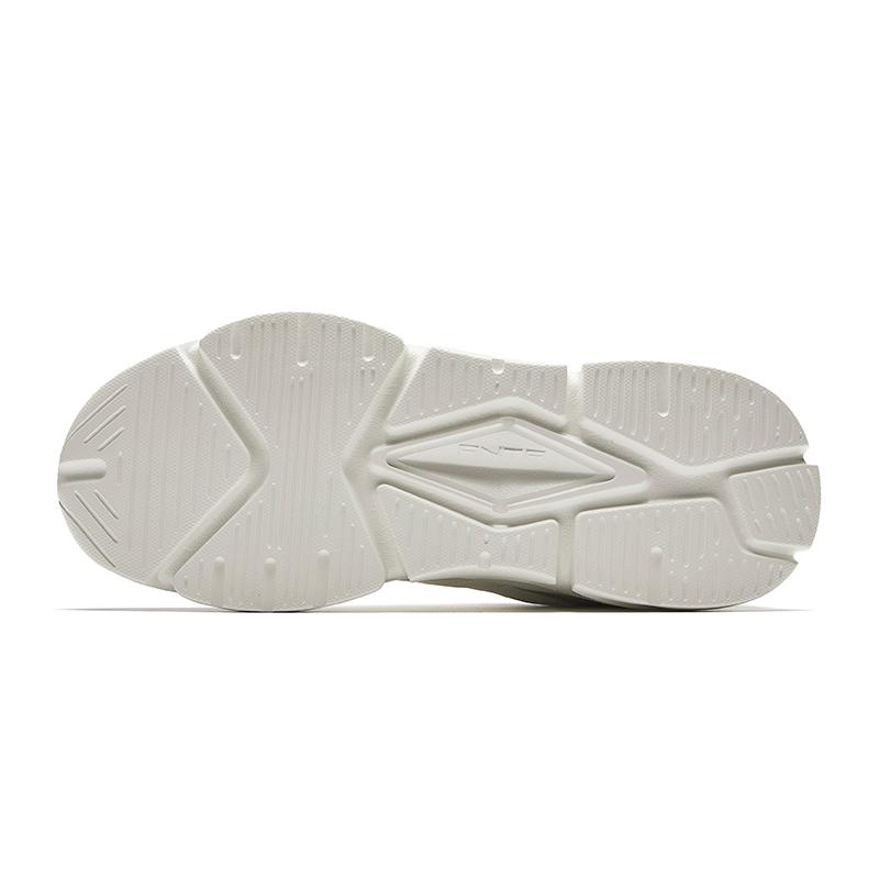 New Anta Life Collection Abrasion Resistant Breathable Low top Casual Shoes Men's White Gray Blue 912538828-4