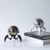 Resin Handicrafts Silver Alien Creative Mechanical Crab Geometric Circular Ornaments Decorative Figurines Home Accessories