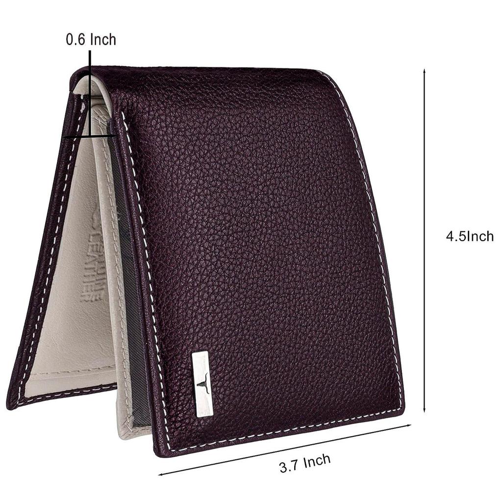 Portofel Kyle Brown/Sand din piele pentru bărbați