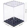 Clear Stackable Building Block Display Box Dustproof Transparent Compatible Minifigures Storage Case for Home Brick Collection