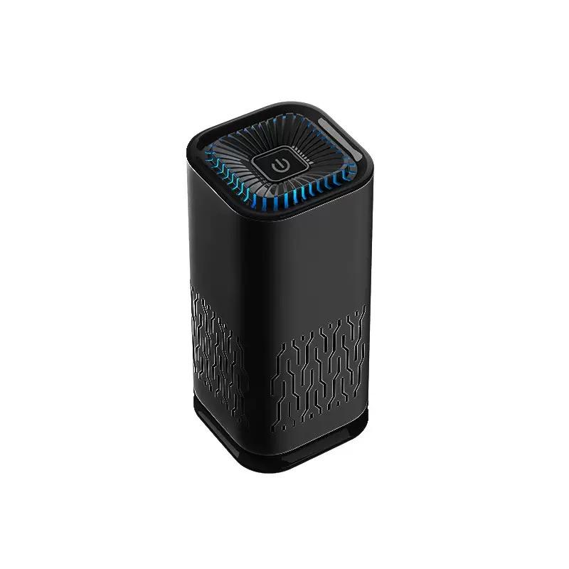 Mini Car Air Purifier Eliminate Pet/Smoke Odor Purification Ionizer Gift Aroma Stick Negative Ion Air Freshener Ambient Light