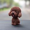 Bobblehead Dog Car Figurine Car Decoration Cute Swinging Head Dog Figurine Car Decoration Creative