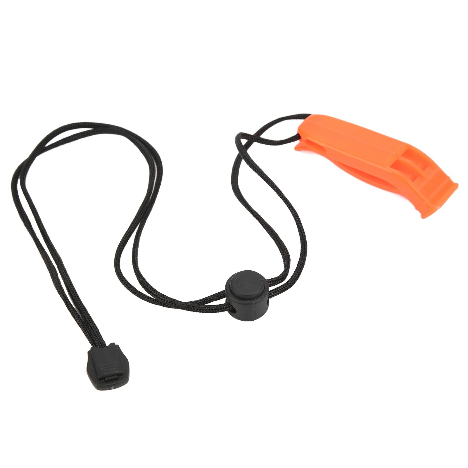 

Безопасный аварийный свисток Пластиковый морской свисток для выживания со шнурком для активного отдыха, катания на лодке