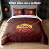 AS Roma Design Postel Povlečení 1 Povlak na přikrývku + 2 Povlaky na polštář Měkké Prodyšné Domácí Lůžkoviny