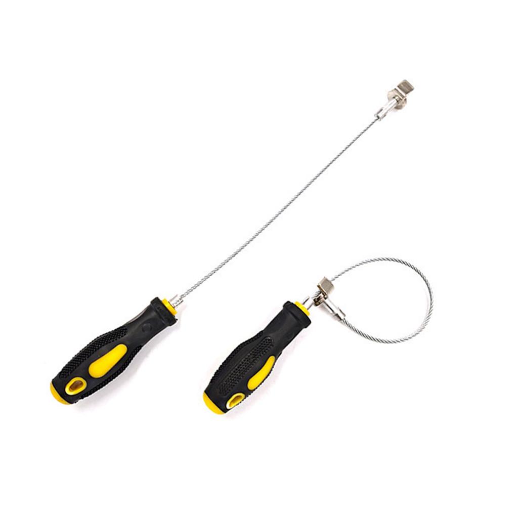 Magnetic Oil Drain Plug Remover Wrench Anti Scald Tool Automotive Maintenance Tool 355mm for Quick & Safe Oil Changes