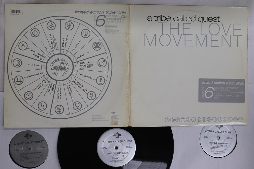 LP Record A TRIBE CALLED QUEST - Love Movement 01241416381 JIVE 1998 US Rap & Hip-Hop/R&B Used