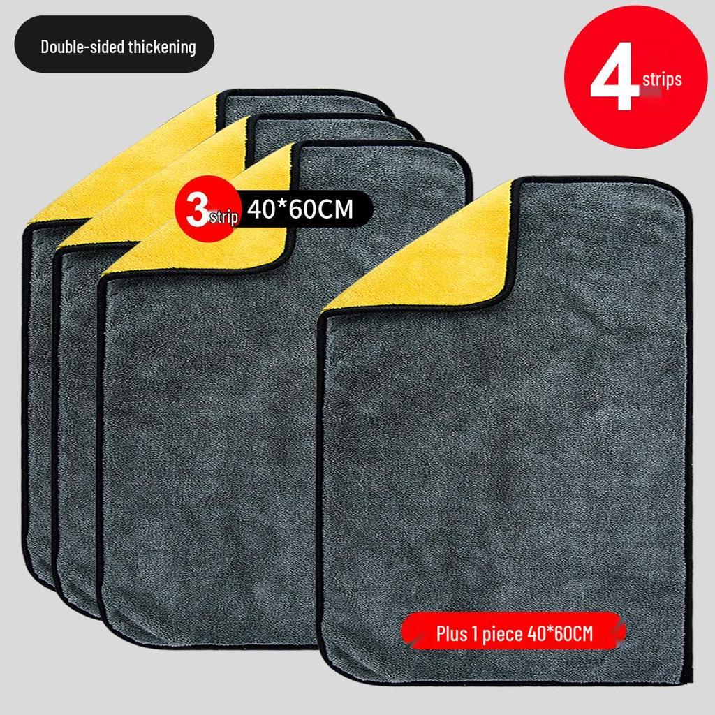 Advanced Lint-Free Car Wash Towel: Thick, Absorbent, Large, and Watermark-Free