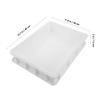 Stohovatelná krabice na kynutí těsta na pizzu Komerční nádoba na kynutí těsta Pro domácnost a pekárnu Plastový tác bez víka Šetřící místo