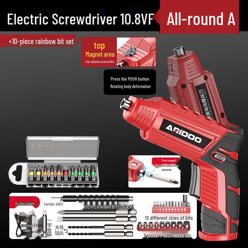 Rechargeable Mini Electric Screwdriver Drill Tool